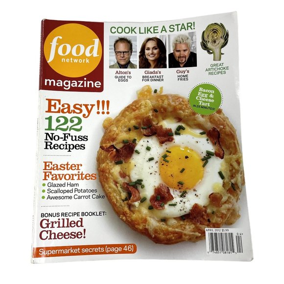 Food Network Magazine April 2012 Vol 5 No 3 Cooking Tips 122 Recipes u - Picture 1 of 10